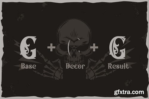 Tattoo Master - vintage layered font GQZPDQK