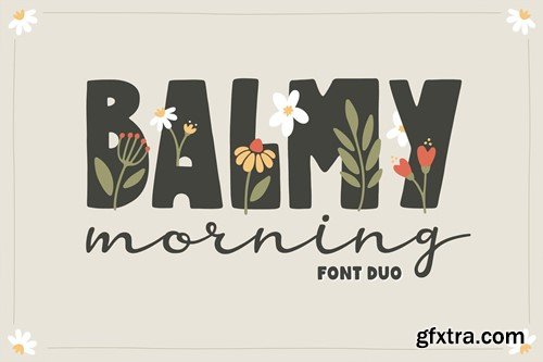 Balmy Morning Font Duo KLGY63B