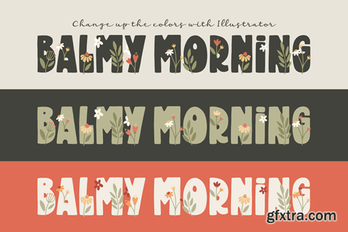 Balmy Morning Font Duo KLGY63B