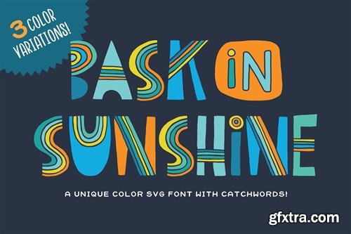 Bask in Sunshine Font 8866QP7