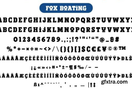 Fox Boating Font