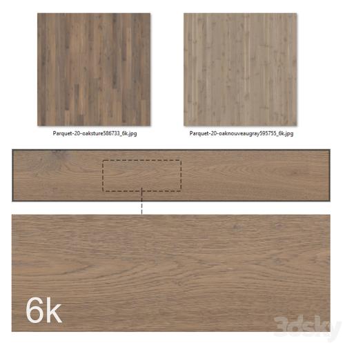 Parquet set 20 - Bundle - 2 Types of oak / 6k textures