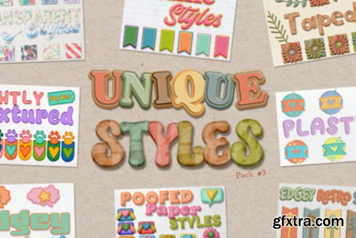 Unique Layer Styles Pack 3