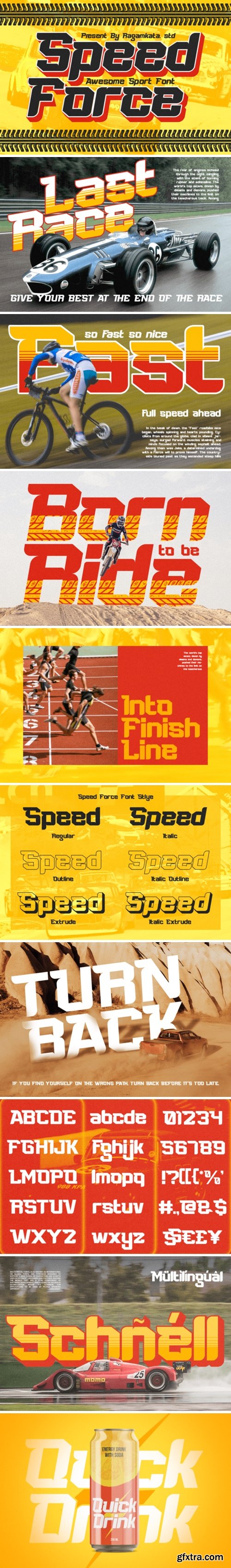 Speed Force Font