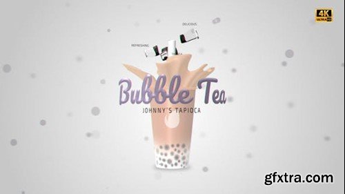 Videohive Tapioca Pearl Milk Tea Titles 25691079