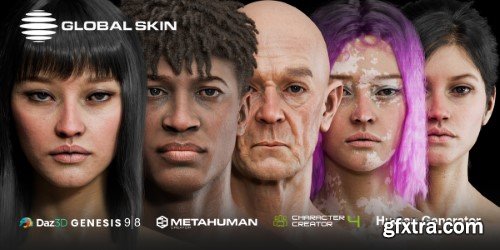 Globalskin - Ultimate Skin Shader v1.0.1 for Blender