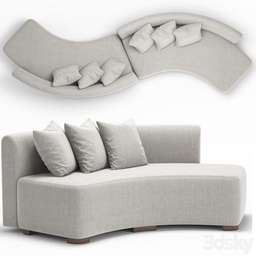 Adriana Hoyos Galapagos Curved Sofa 300