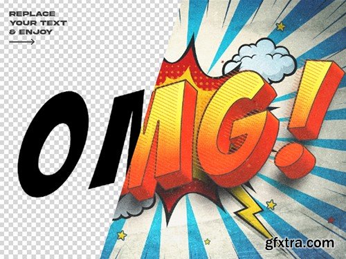 Omg Comic Style Editable Text Effect QNXP5JT