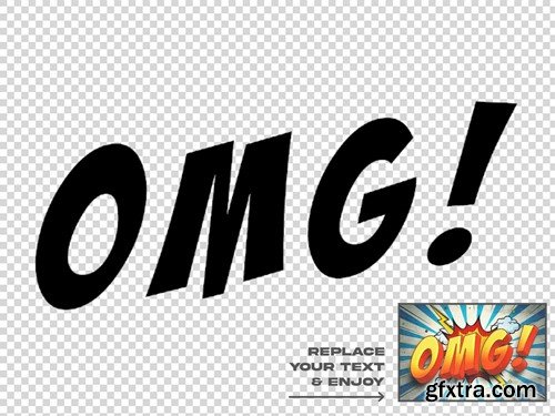 Omg Comic Style Editable Text Effect QNXP5JT