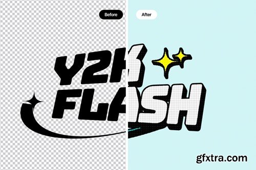 Halftone Y2K Style Text Effect SK6SNX9