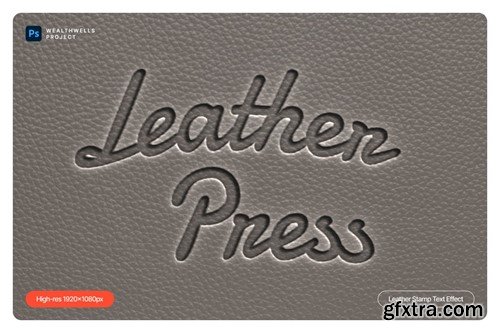 Leather Stamp Text Effect UVEHNK7