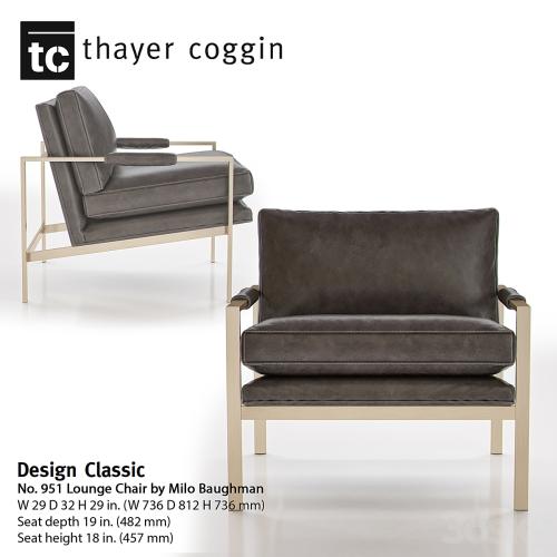 951 DESIGN CLASSIC Lounge Chair by MILO BAUGHMAN