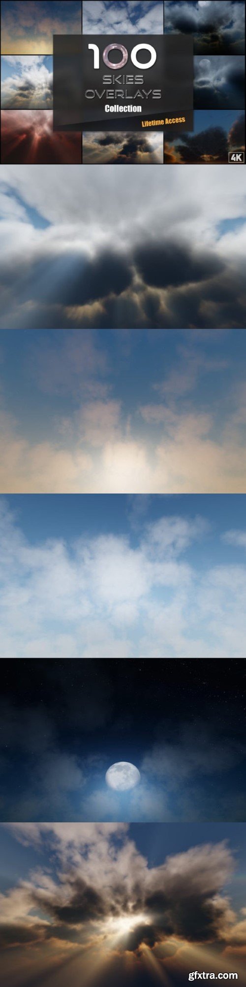 100 Skies Overlays Pack