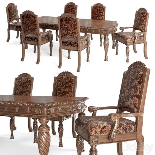 Ashley North Shore Dining Room chair-table