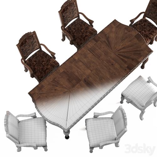 Ashley North Shore Dining Room chair-table