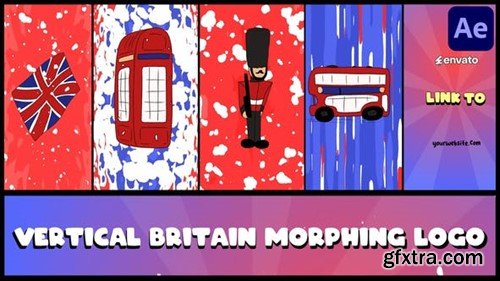 Videohive Vertical Britain Morphing Logo for After Effects 54215878