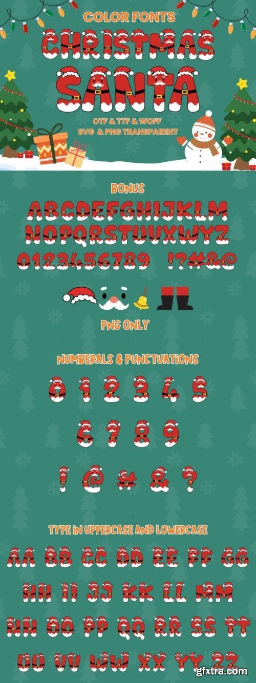 Christmas Santa Font