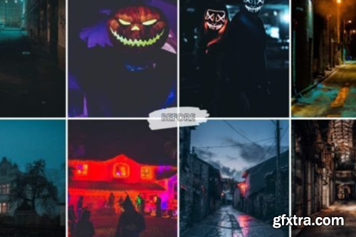 10 Spooky Shadows Lightroom Presets