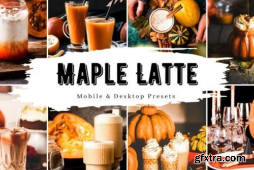 10 Maple Latte Coffee Lightroom Presets