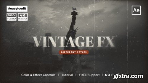 Videohive Vintage Fx Overlay 54211943