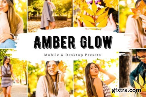 10 Amber Glow Lightroom Presets