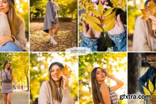 10 Amber Glow Lightroom Presets