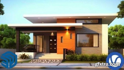 3Bedrom Bungalow SketchUp from basic to advance Free version