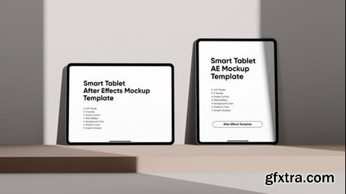 Videohive Smart Tablet Screen Mockup Template 54173948