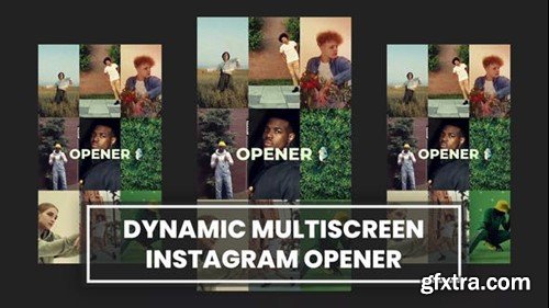 Videohive Dynamic Multiscreen Opener Instagram 54258979