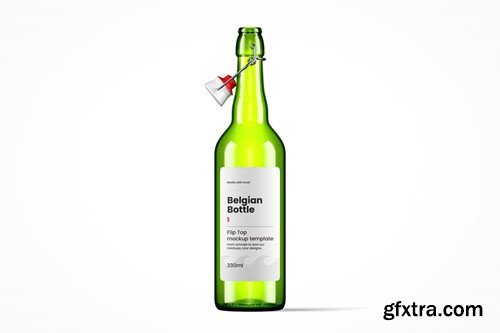 Belgian Flip Top Bottle Mockup Pack VESJLX5