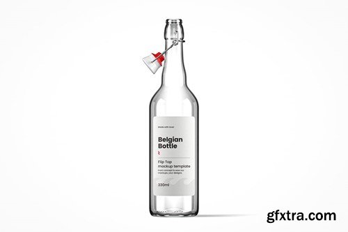 Belgian Flip Top Bottle Mockup Pack VESJLX5