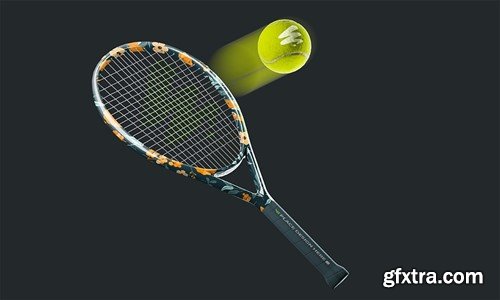 Tennis Display Mockup 59YMGCM