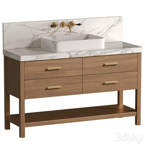 Cabinet washbasin.Modern Bathroom furniture.