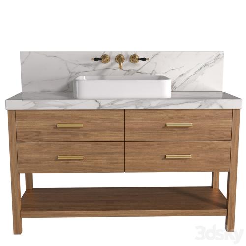 Cabinet washbasin.Modern Bathroom furniture.