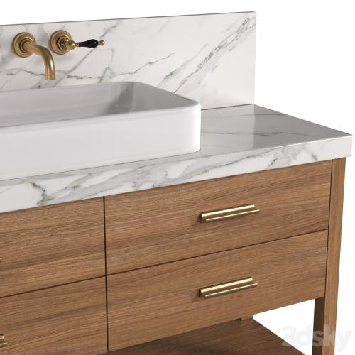 Cabinet washbasin.Modern Bathroom furniture.