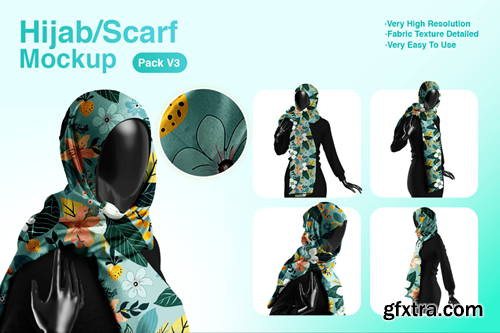 Ultimate Hijab Mockup Set ZAUMY4K