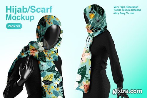 Ultimate Hijab Mockup Set ZAUMY4K