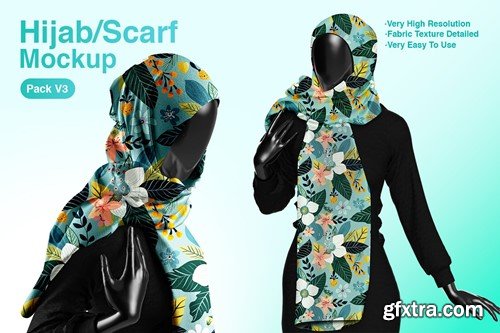 Ultimate Hijab Mockup Set ZAUMY4K