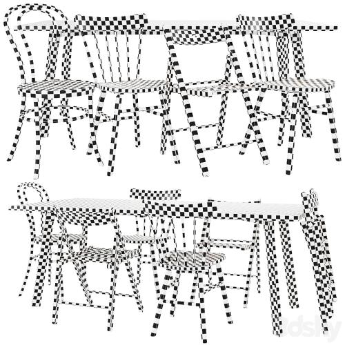 IKEA table and chair set 01