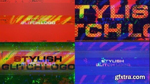 Videohive Stylish Glitch Logo 54256953