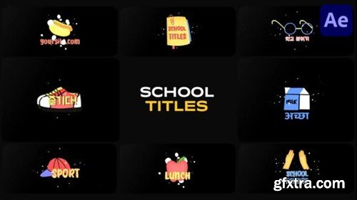 Videohive School Titles for After Effects 54249611