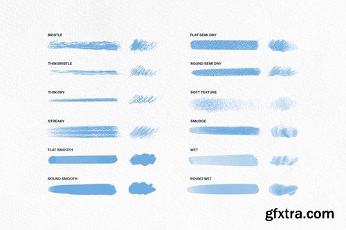 Affinity Gouache Brushes Collection BDFKUQ9