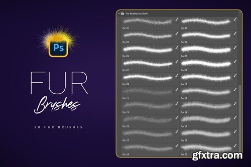 Fur Photoshop Brushes LQMUTGW