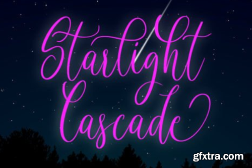 Starlight Cascade Font