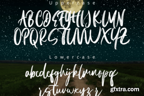 Moon Stars Font