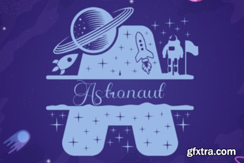 Space Monogram Font