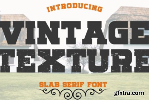 Vintage Texture Font