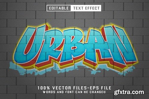 Urban Editable Text Effect ECBQJZU