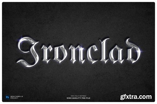 Medieval Metallic Text Effect LATZ3TW