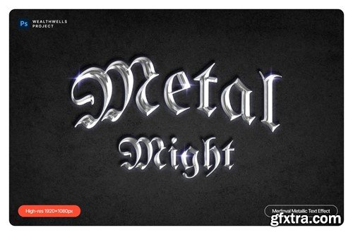 Medieval Metallic Text Effect LATZ3TW